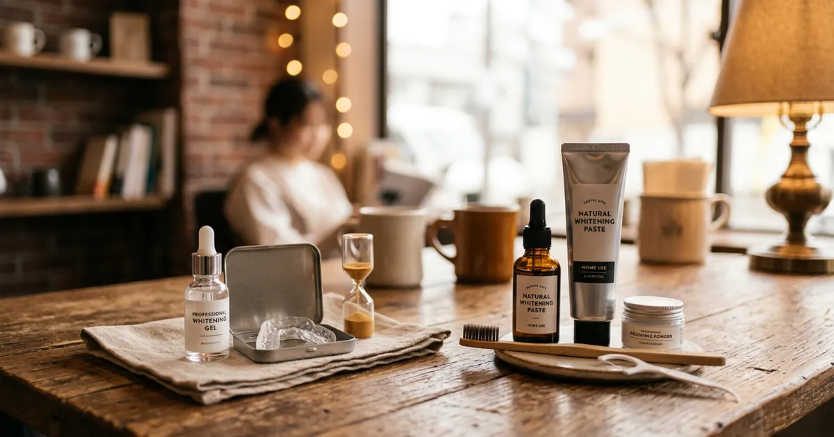 歯科ホワイトニングとセルフケアの違い【作用・コスト・効果範囲を比較】