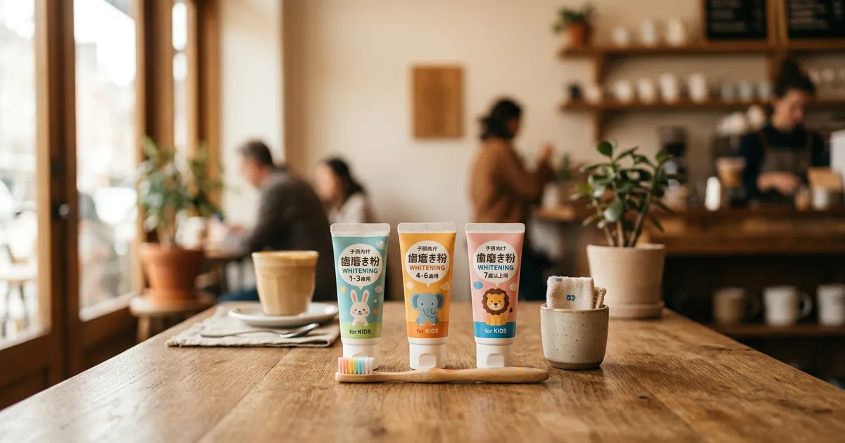 子供向けホワイトニング歯磨き粉の選び方【年齢別・安全成分チェック】