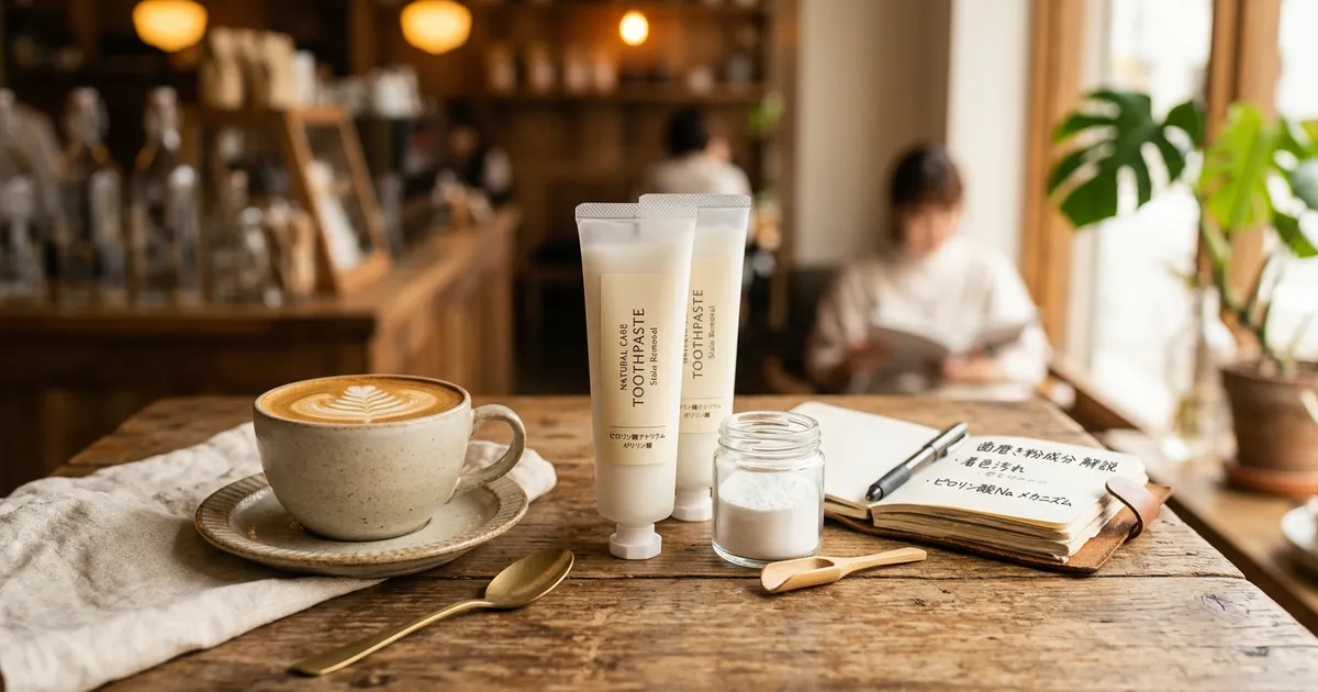 ピロリン酸ナトリウムの着色汚れ除去メカニズム｜歯磨き粉成分解説