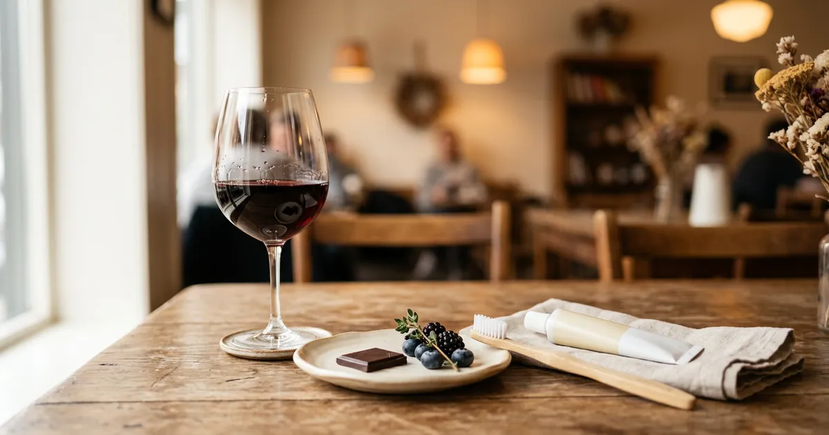 赤ワインによる歯の着色と対策｜ポリフェノールとステインの仕組み